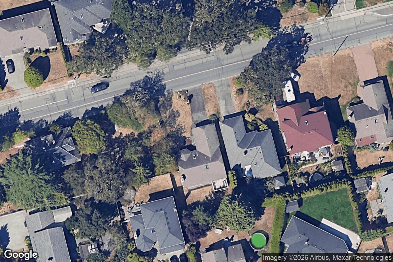 Aerial view of 809 Beckwith Ave, Saanich