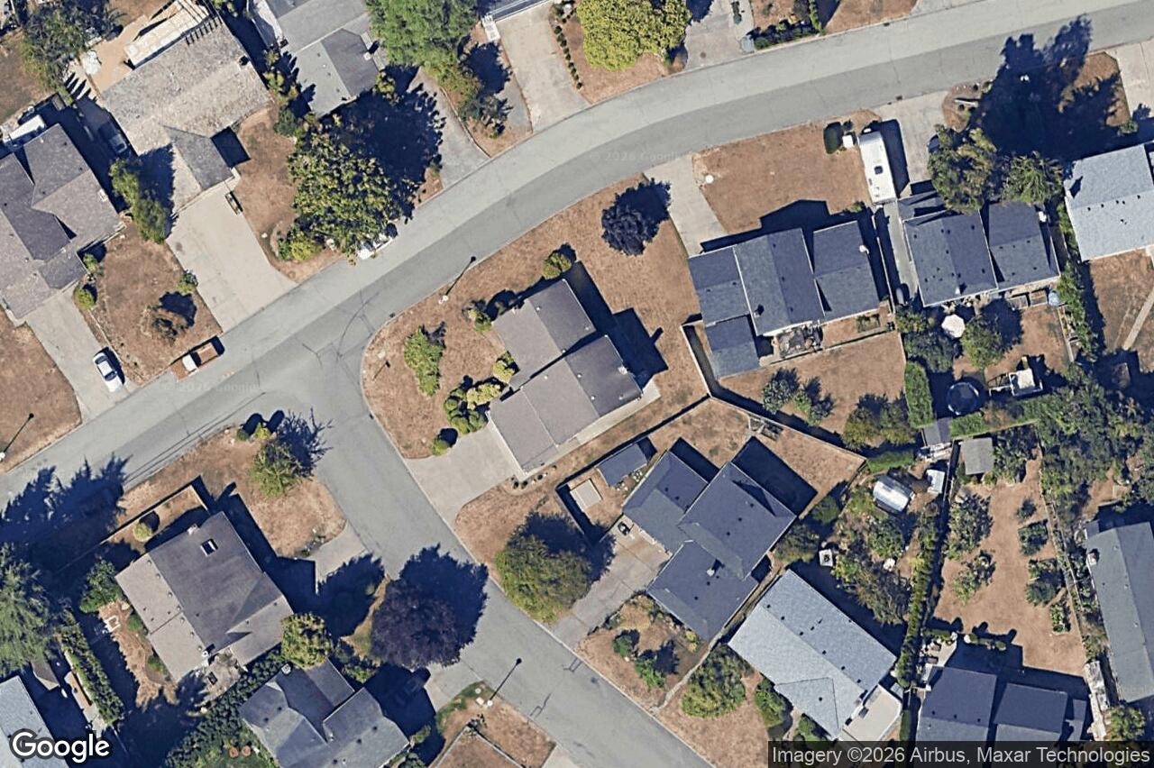 Aerial view of 4219 Keewatin Pl, Saanich