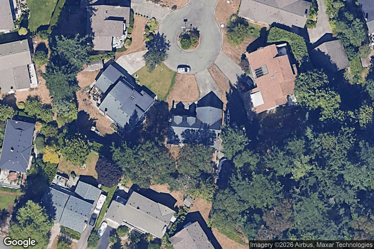 Aerial view of 4243 Maimie Pl, Saanich