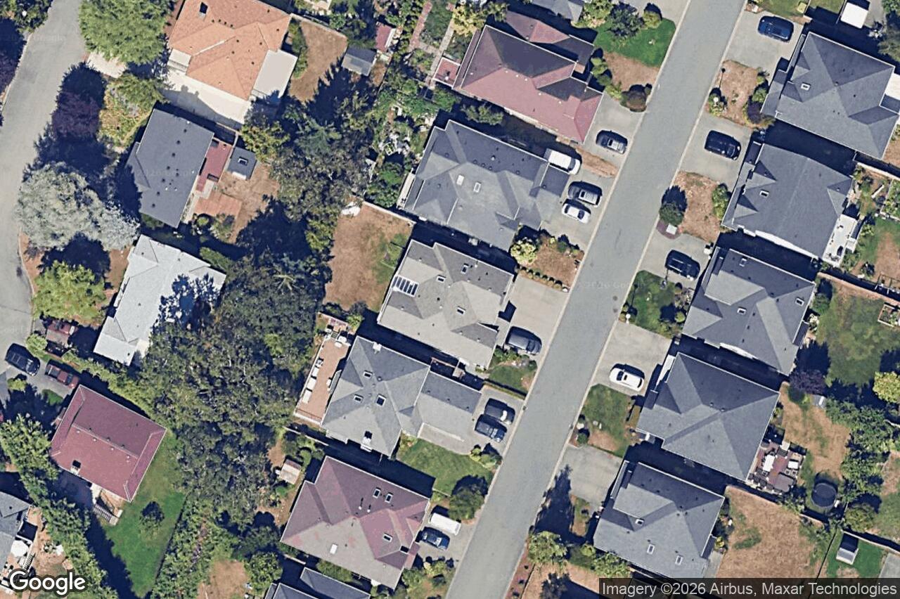 Aerial view of 1709 Mamich Cir, Saanich