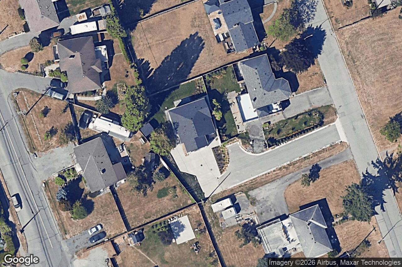 Aerial view of 4240 Springridge Cres, Saanich