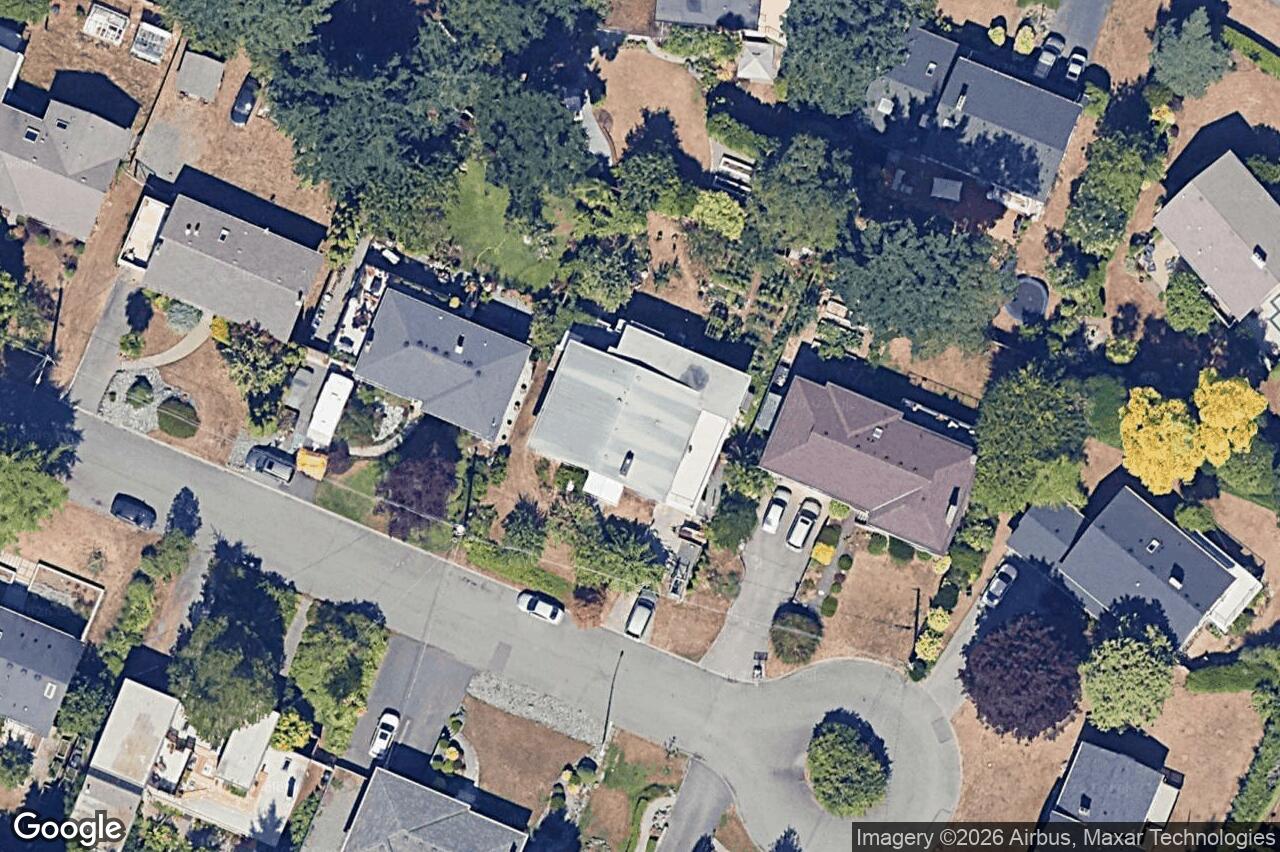 Aerial view of 4426 Chartwell Dr, Saanich