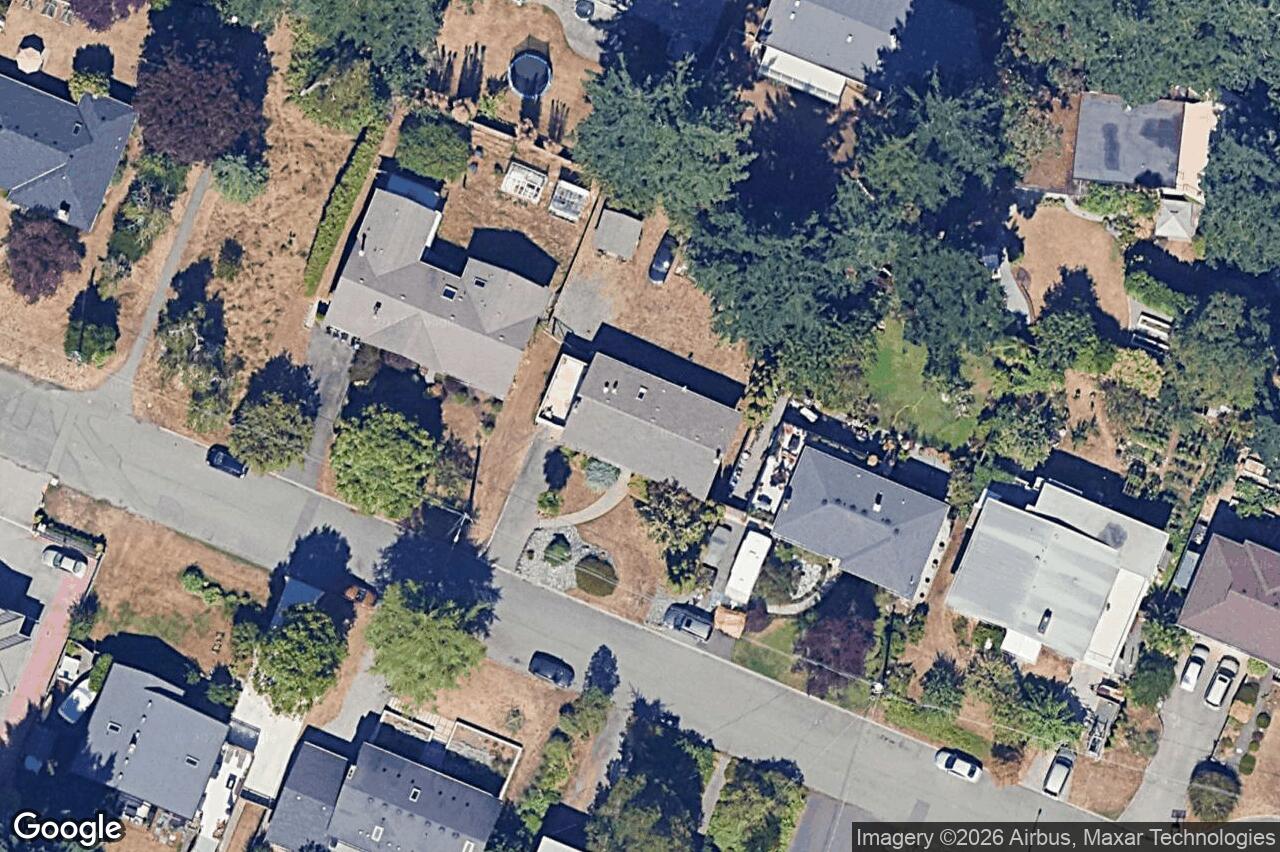 Aerial view of 4418 Chartwell Dr, Saanich