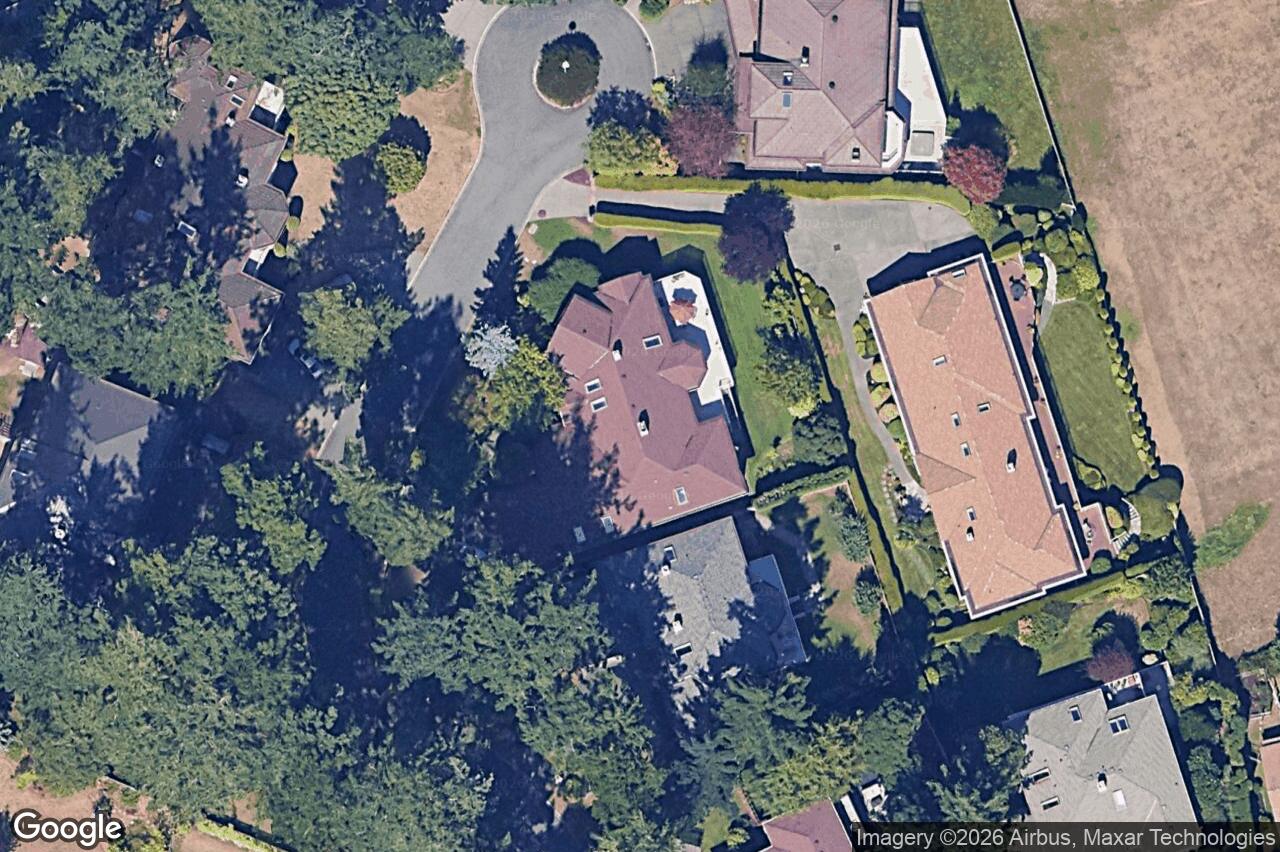 Aerial view of 4405 Moonlight Lane, Saanich