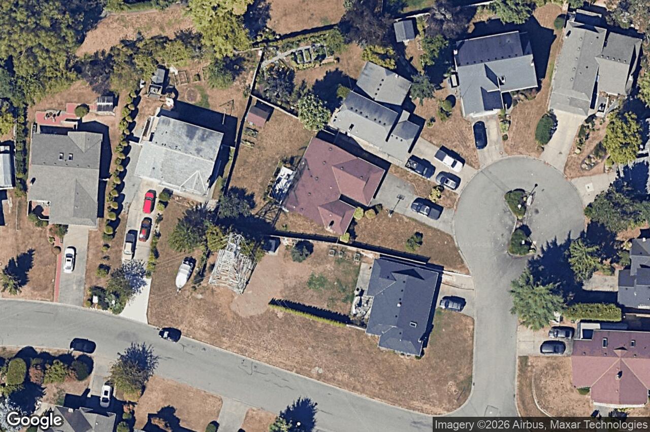 Aerial view of 4200 Leaf Hill Green, Saanich