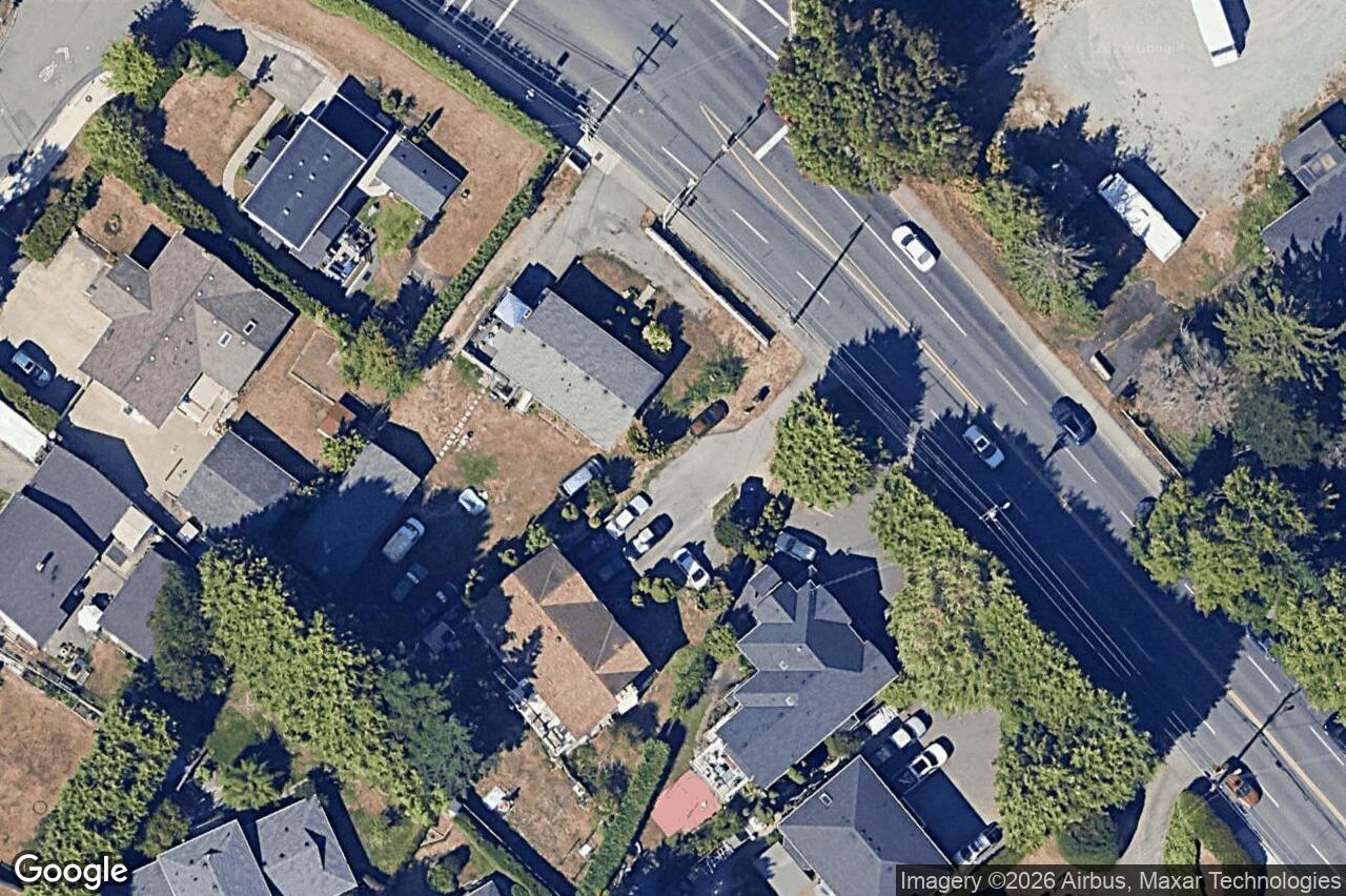Aerial view of 4296 Quadra St, Saanich