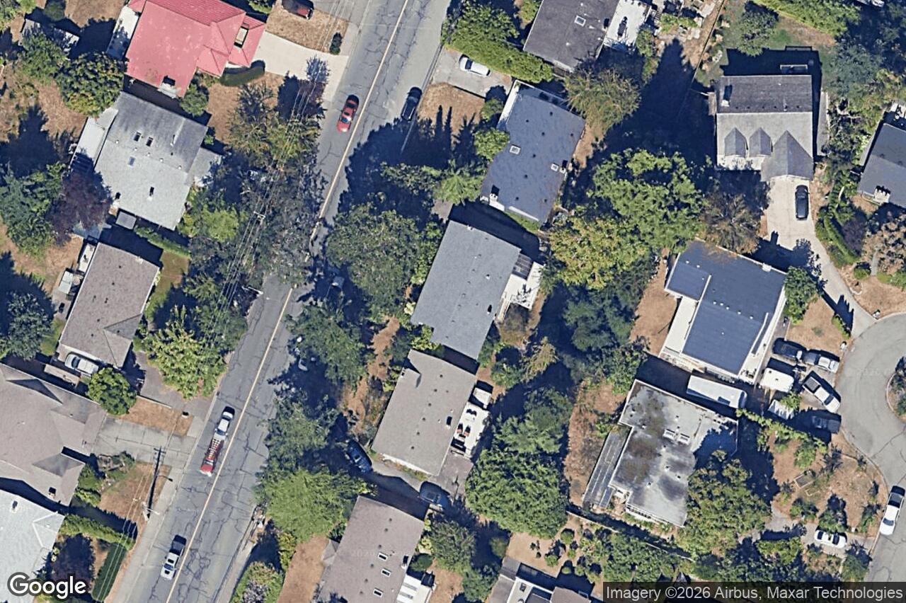 Aerial view of 4405 Tyndall Ave, Saanich
