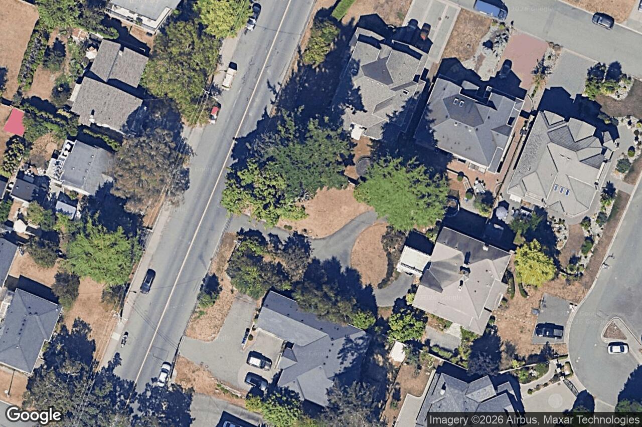 Aerial view of 4423 Tyndall Ave, Saanich