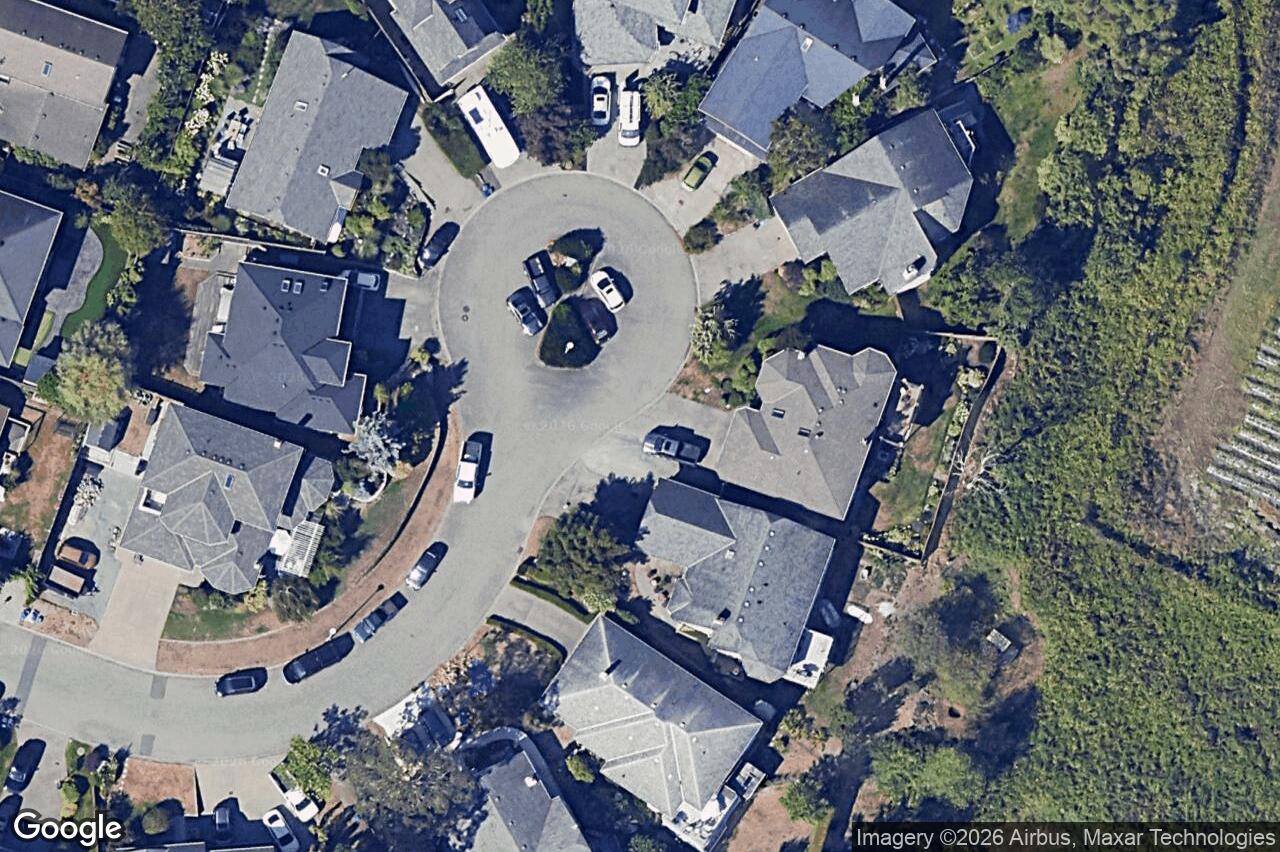 Aerial view of 1237 Glyn Oak Pl, Saanich