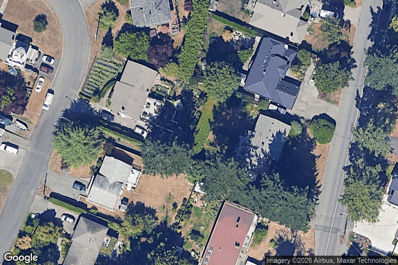 Aerial view of 2041 Ferndale Rd, Saanich