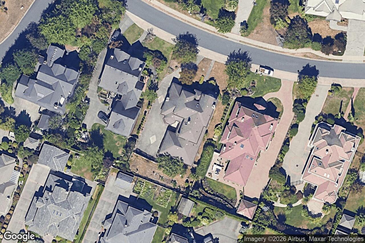 Aerial view of 4543 Gordon Point Dr, Saanich