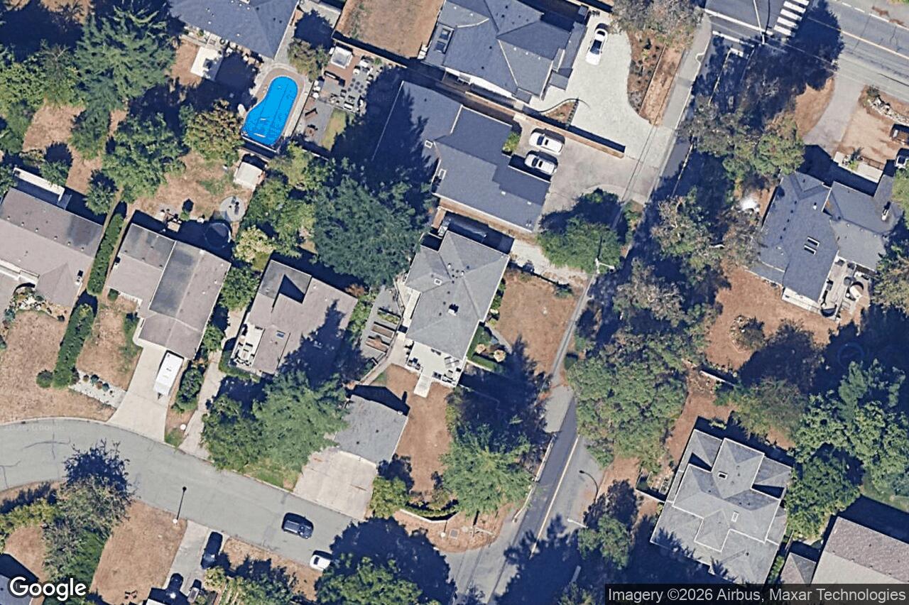 Aerial view of 4474 Torquay Dr, Saanich