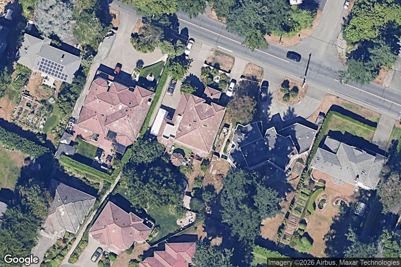 Aerial view of 1657 Ash Rd, Saanich