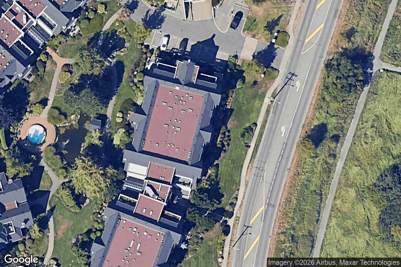 Aerial view of 211 – 4480 Chatterton Way, Saanich