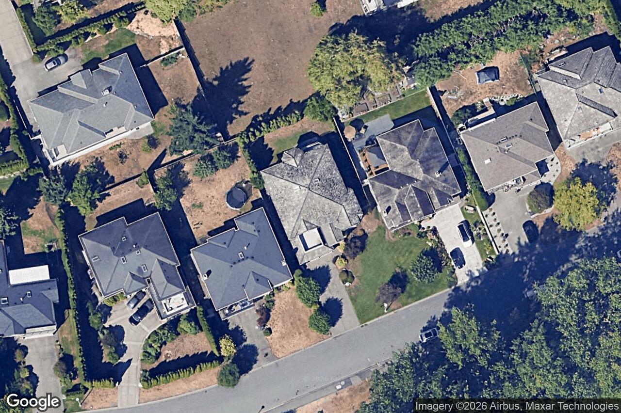 Aerial view of 812 Dalewood Lane, Saanich