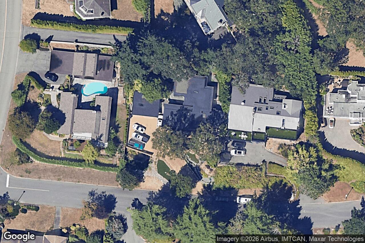 Aerial view of 930 Kentwood Terr, Saanich