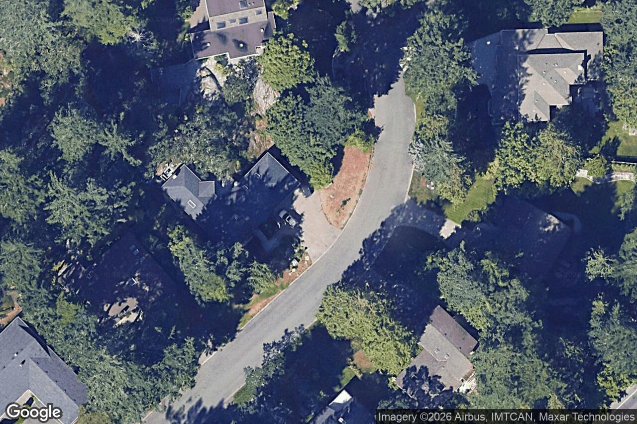 Aerial view of 1005 Kentwood Pl, Saanich