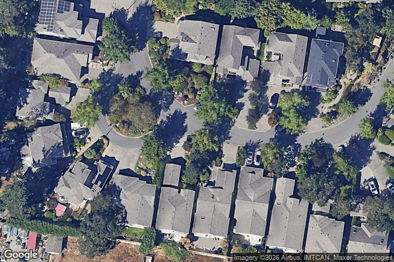 Aerial view of 523 Caselton Pl, Saanich