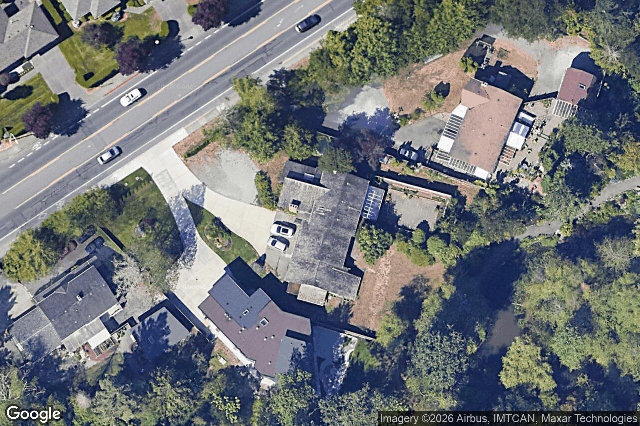 Aerial view of 1171 Royal Oak Dr, Saanich