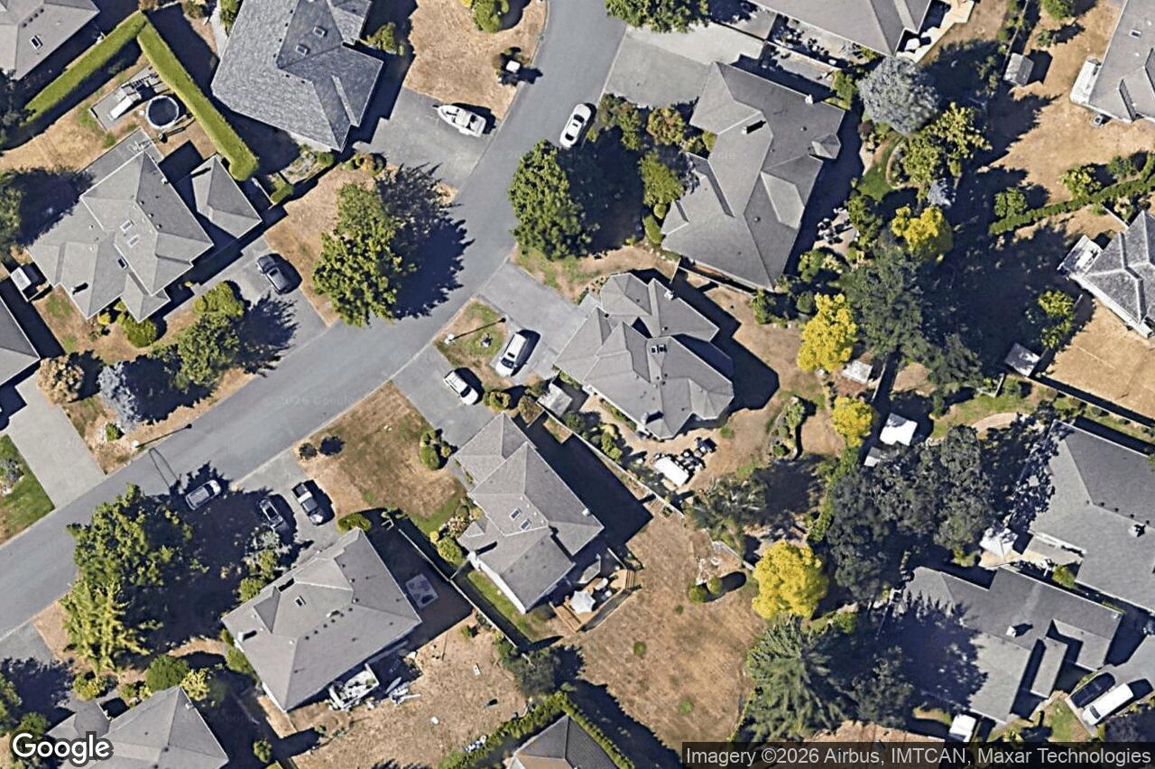 Aerial view of 4767 Elliot Pl, Saanich