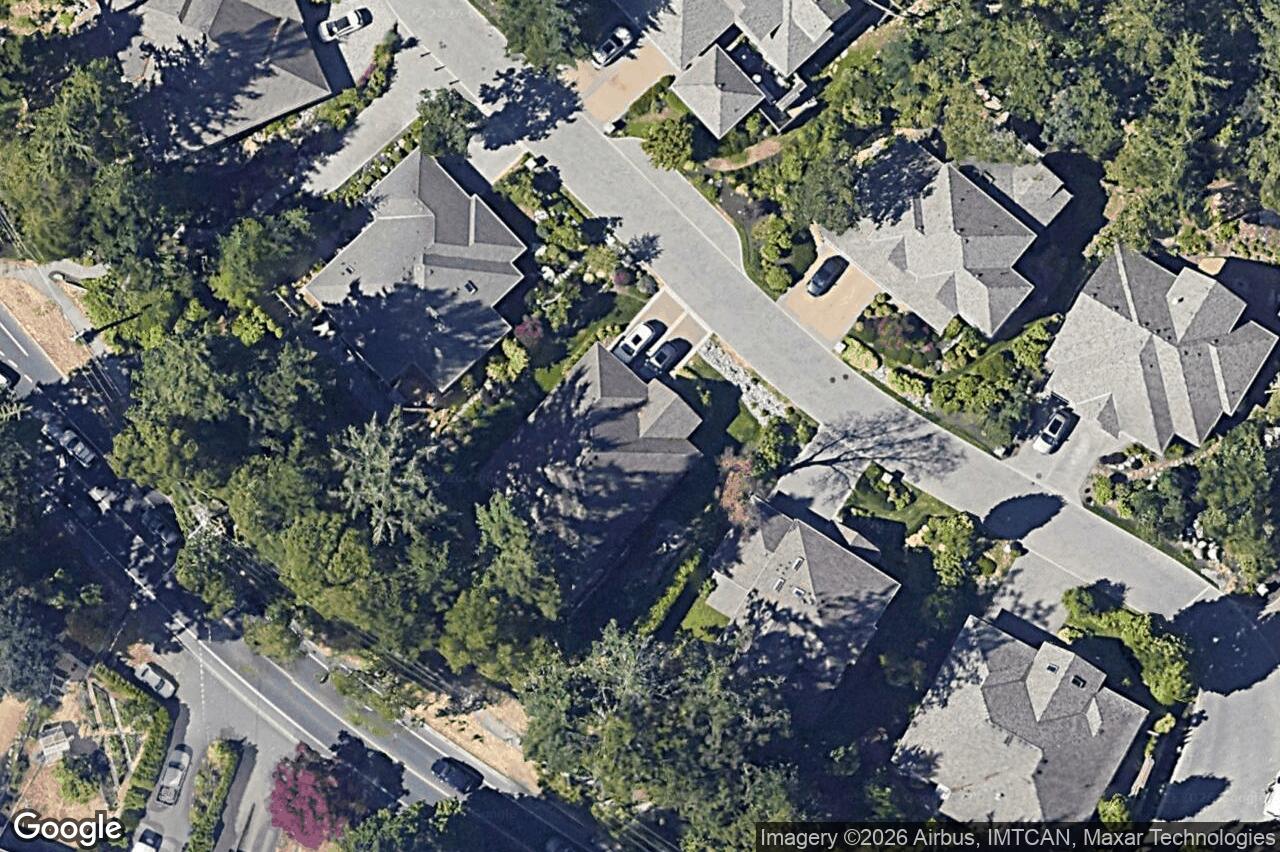 Aerial view of 1266 Oceanwood Lane, Saanich
