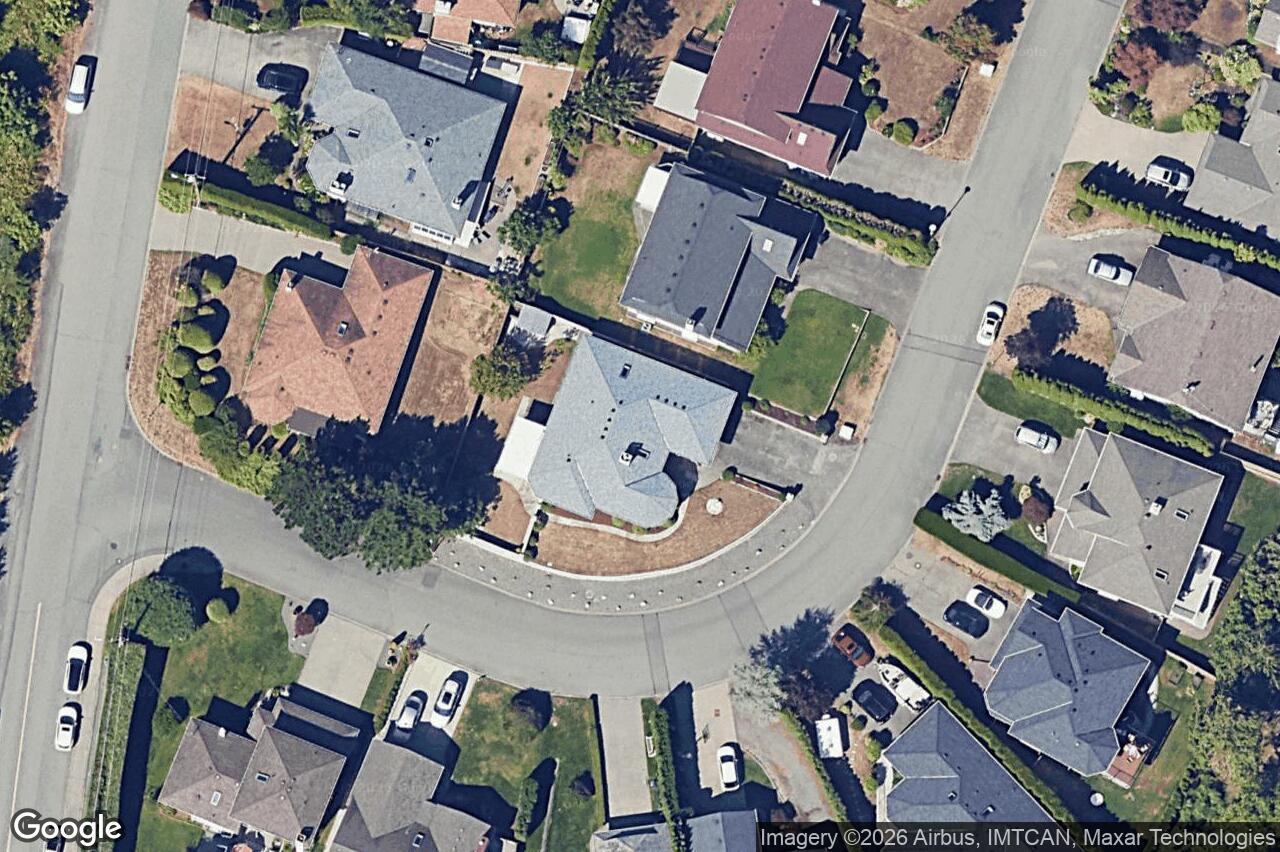 Aerial view of 1004 Adeline Pl, Saanich