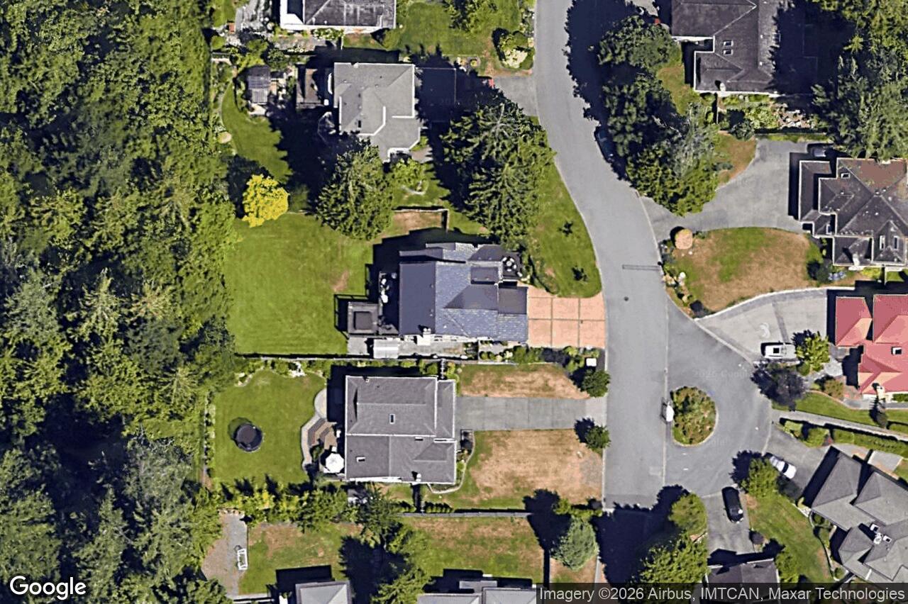 Aerial view of 764 Westbury Rd, Saanich