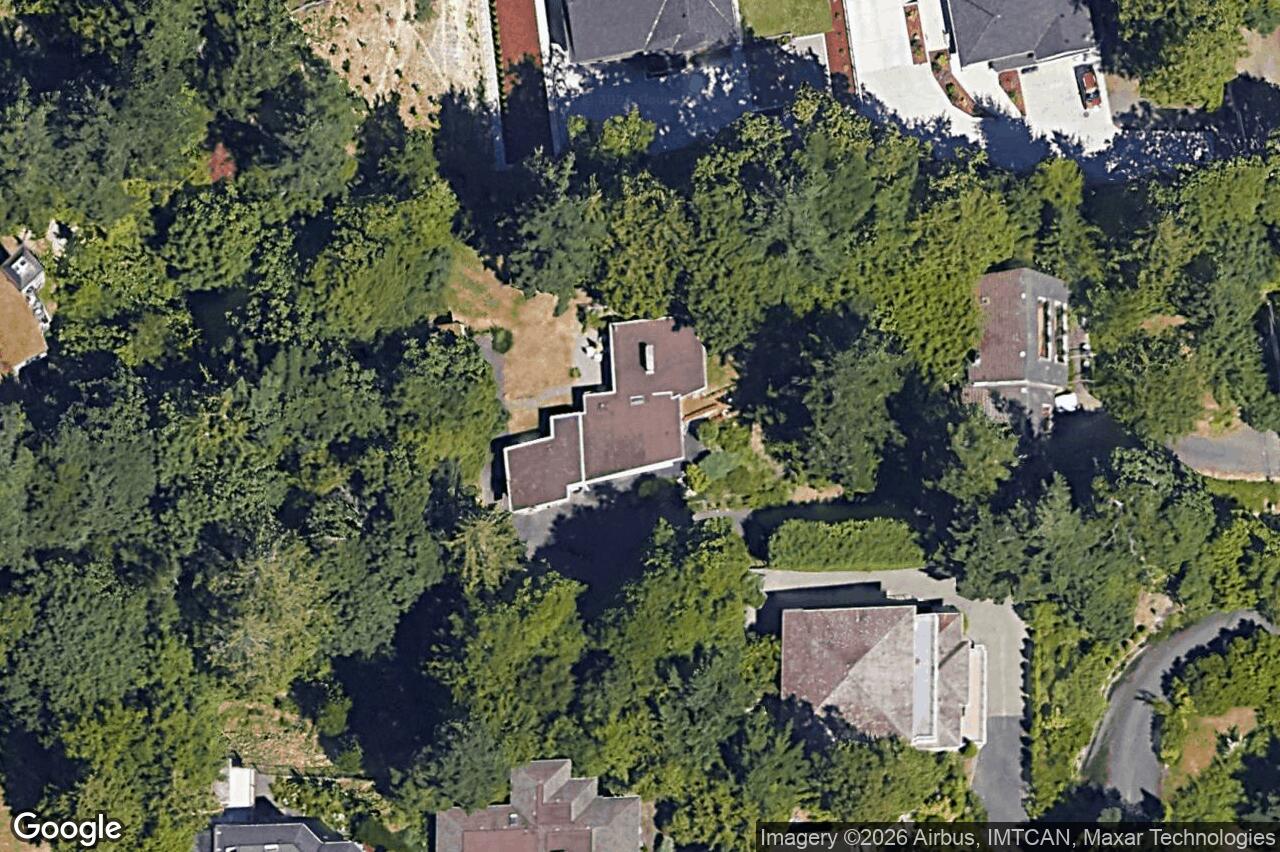 Aerial view of 4902 Lochside Dr, Saanich