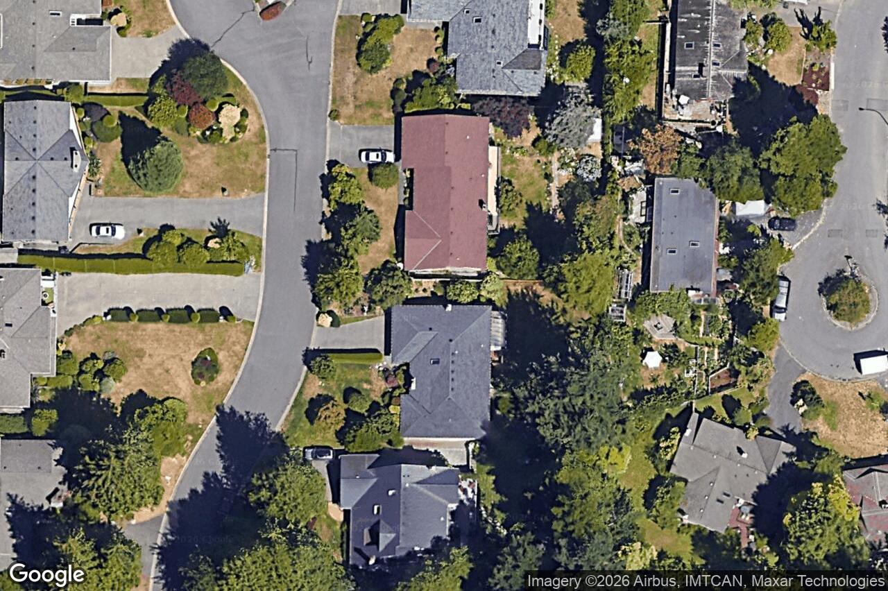 Aerial view of 4905 Alamida Cres, Saanich