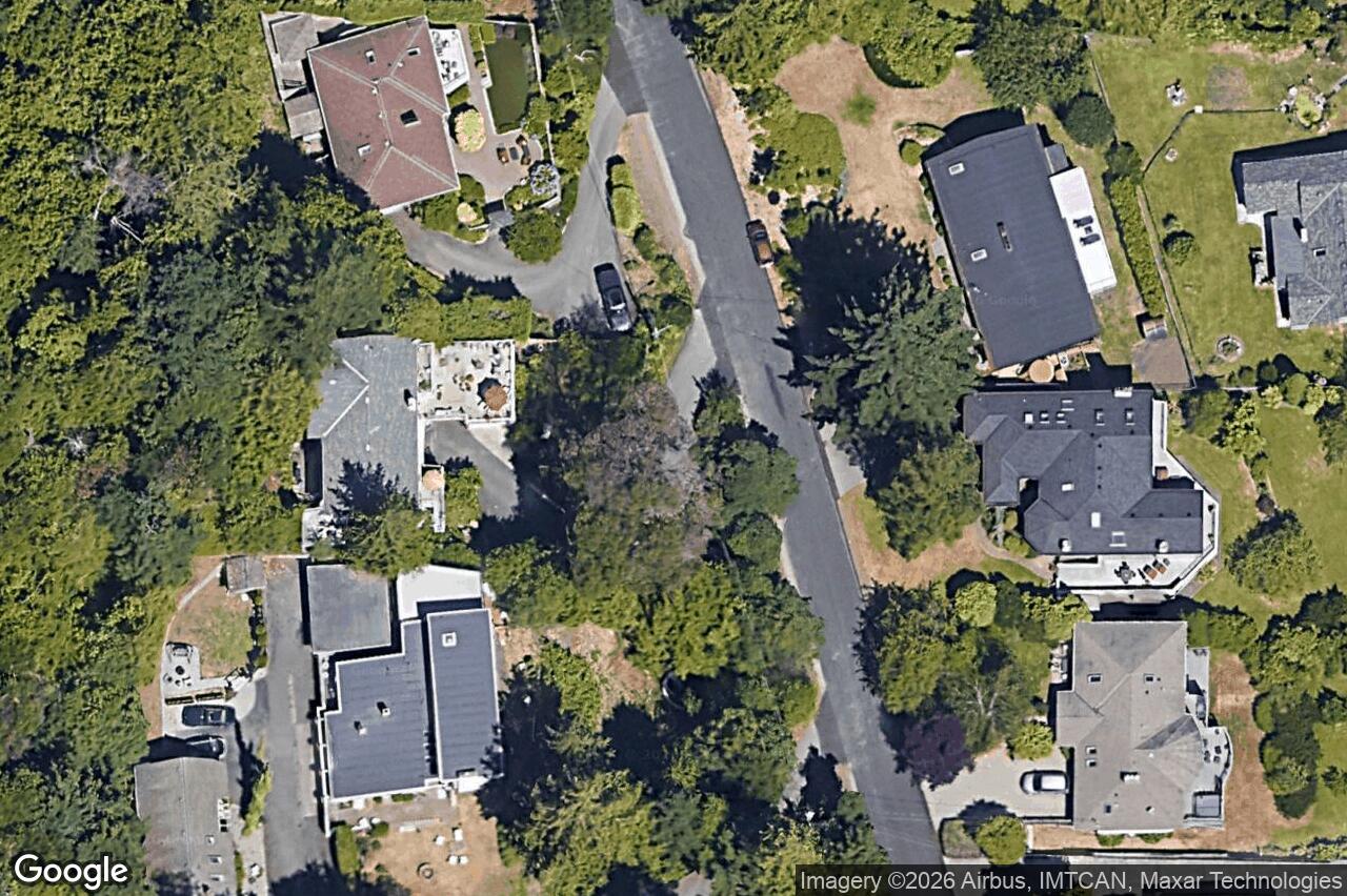 Aerial view of 4964 Lochside Dr, Saanich