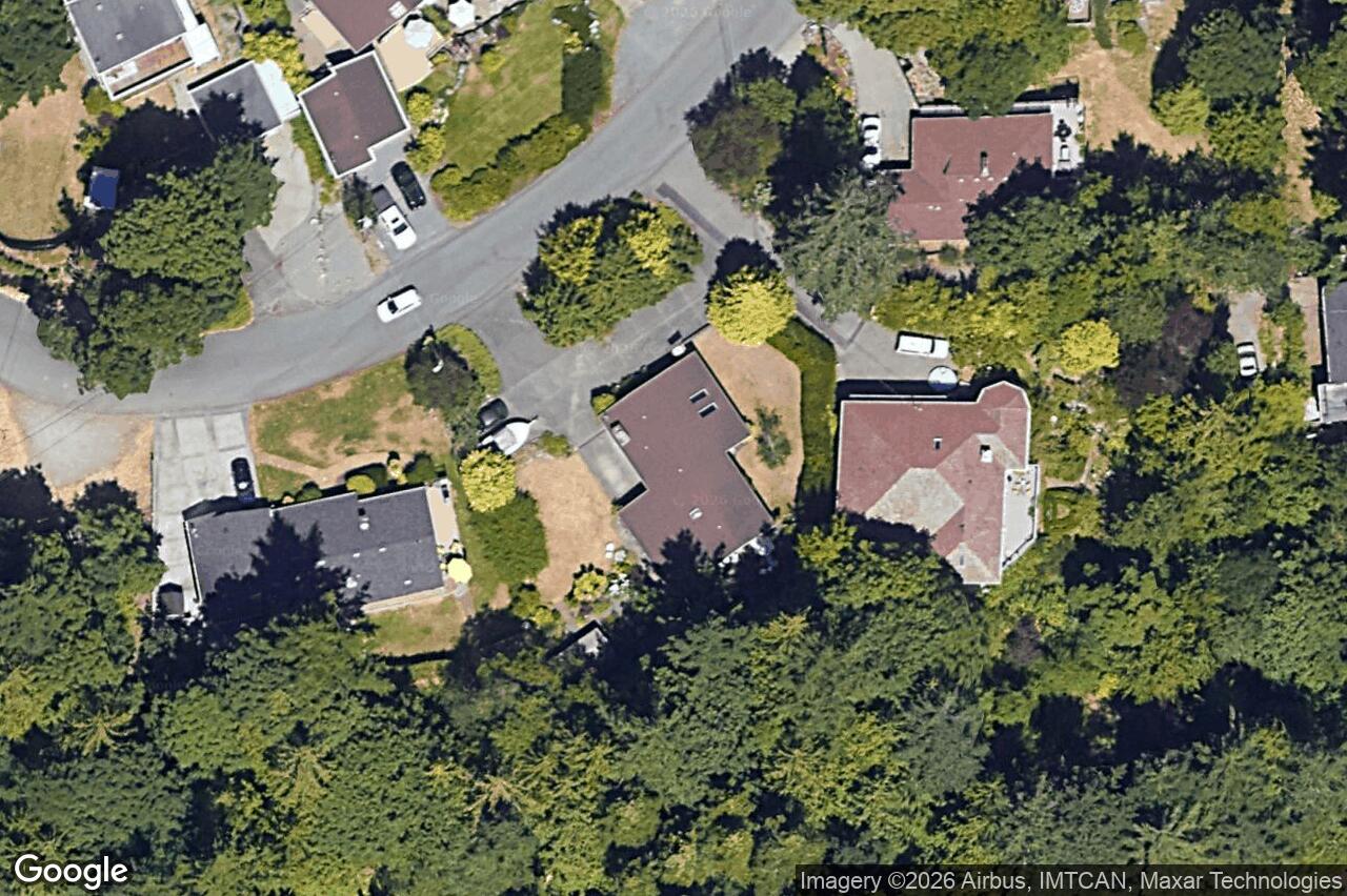 Aerial view of 5151 Beckton Rd, Saanich