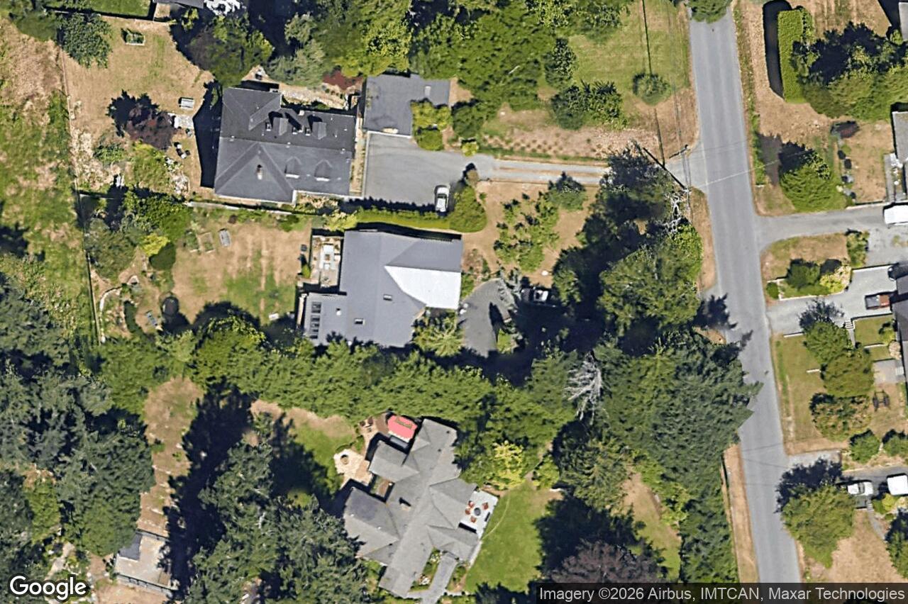 Aerial view of 5148 Santa Clara Ave, Saanich