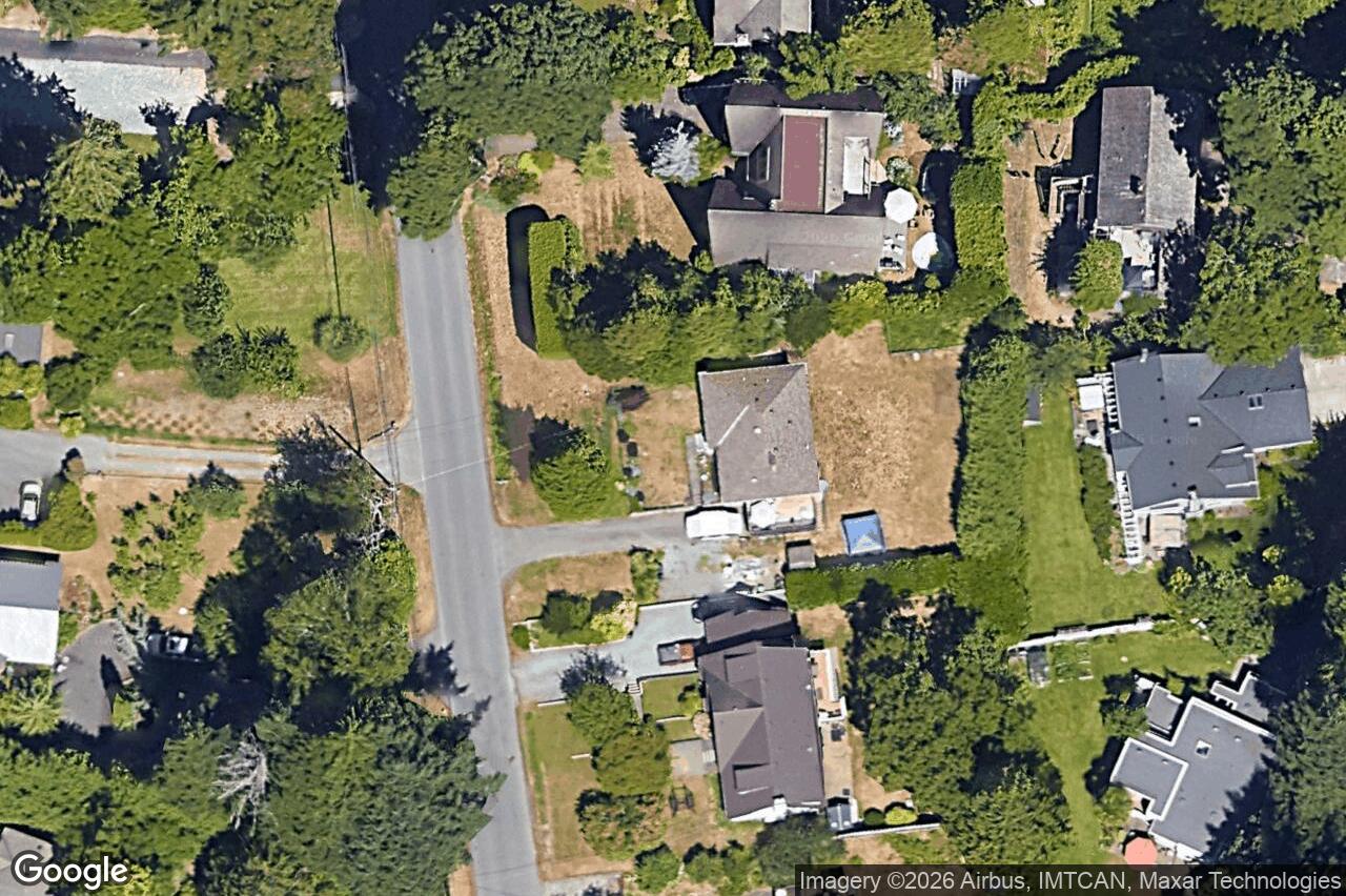 Aerial view of 5143 Santa Clara Ave, Saanich