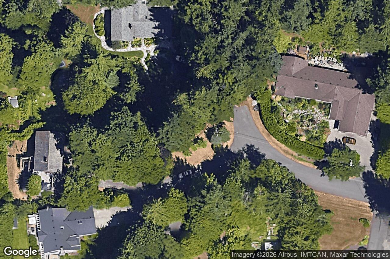 Aerial view of 743 Helvetia Cres, Saanich