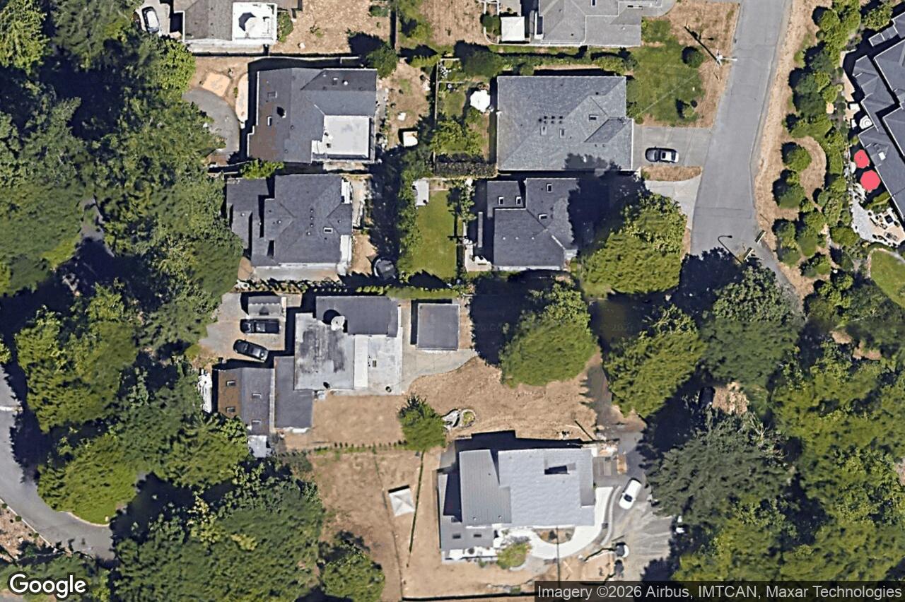 Aerial view of 5155 Lochside Dr, Saanich