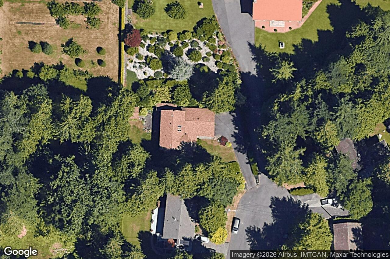 Aerial view of 5180 Rutli Meadows Pl, Saanich