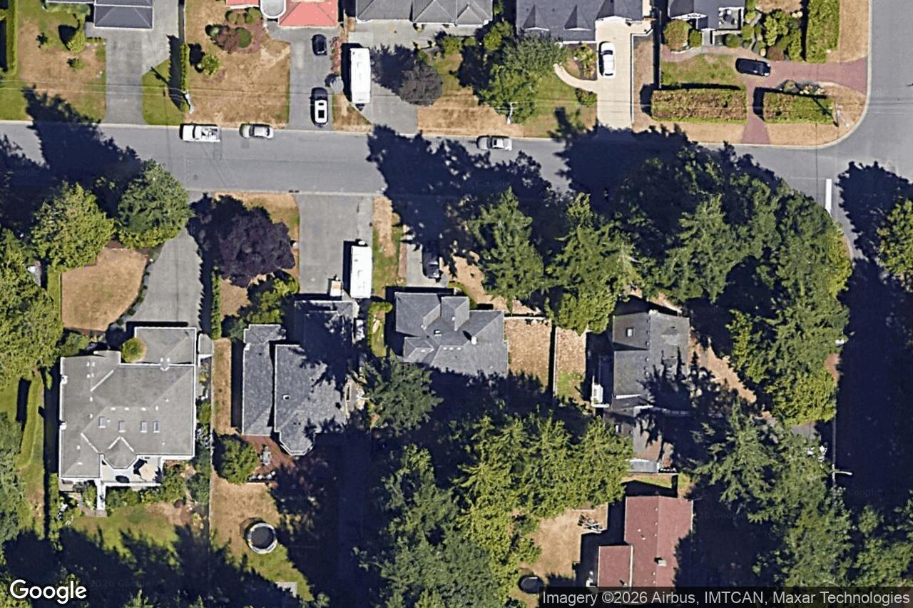 Aerial view of 787 Walema Ave, Saanich