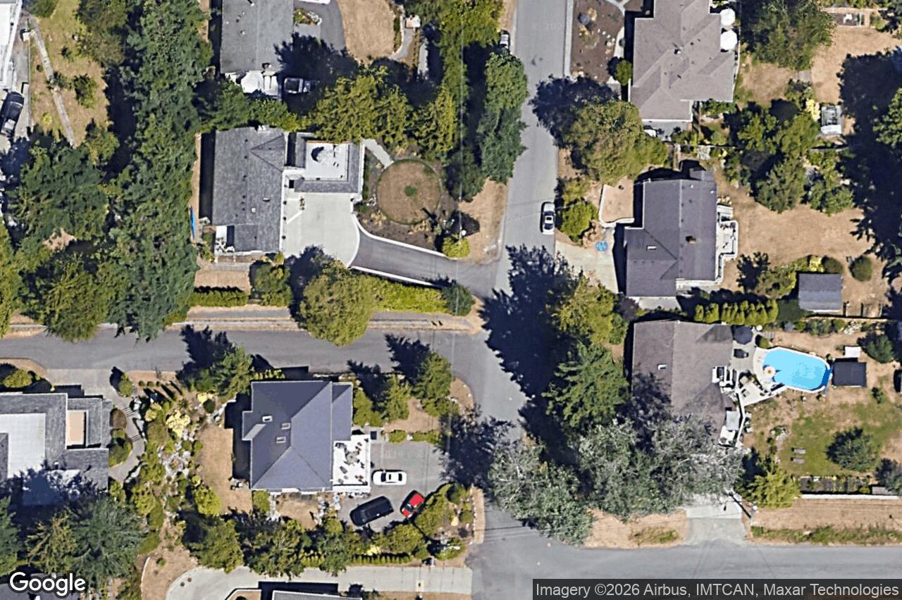 Aerial view of 5222 Beckton Rd, Saanich