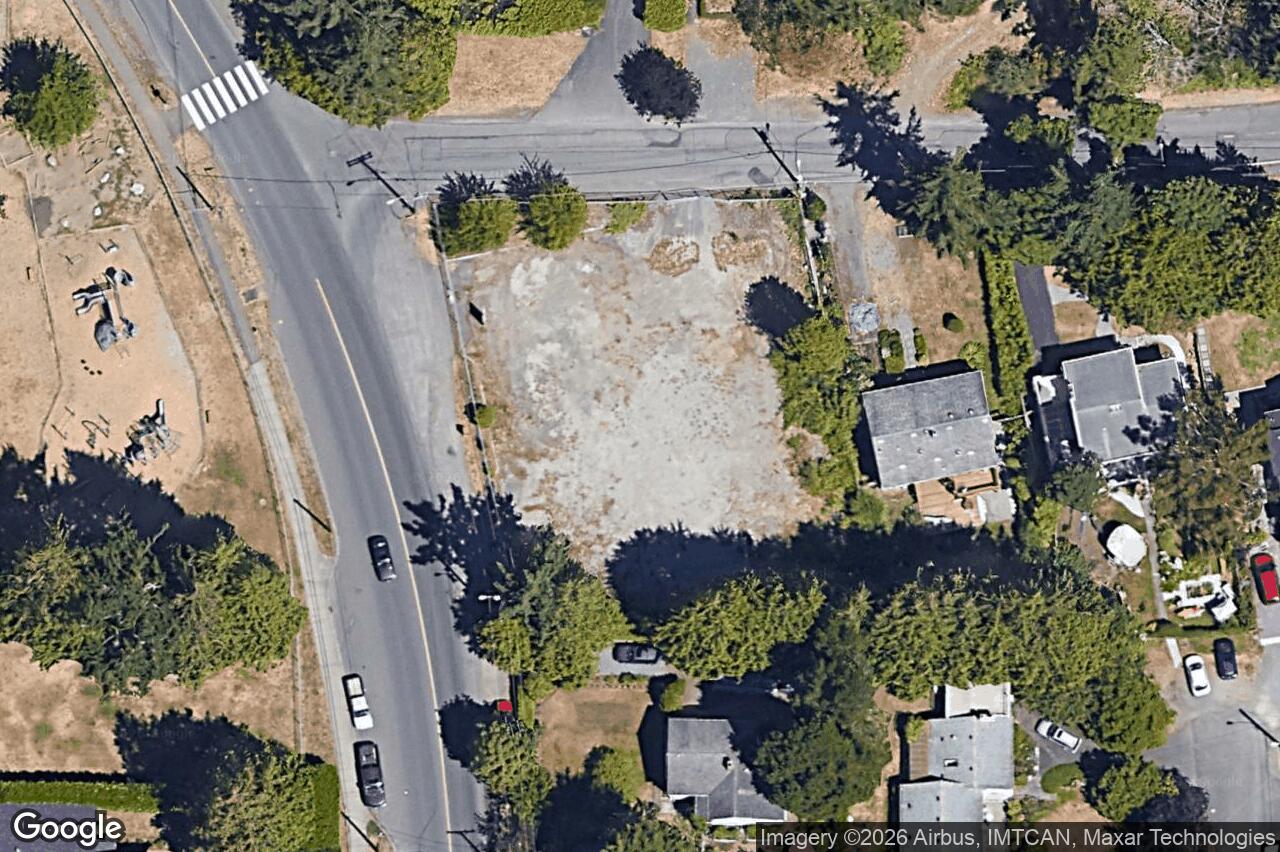 Aerial view of 202 – 5229 Cordova Bay Rd, Saanich