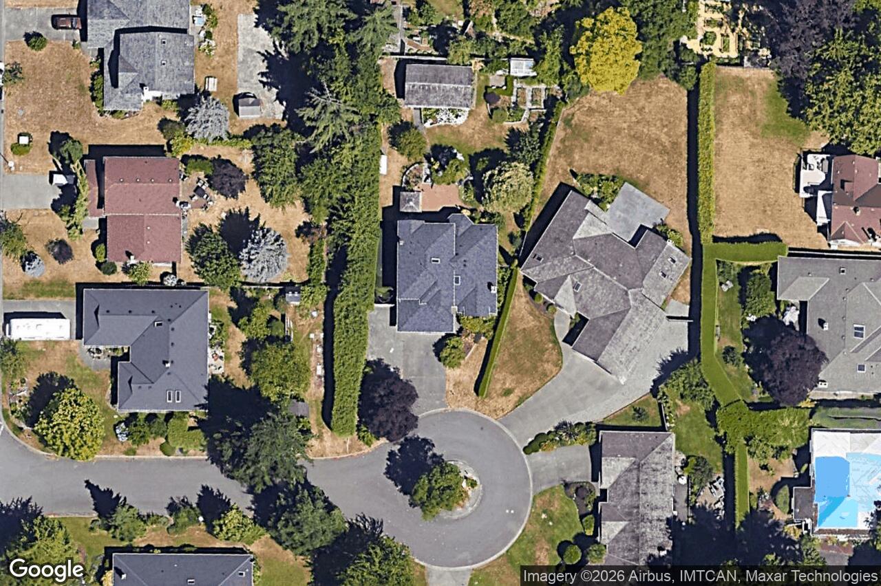 Aerial view of 796 Worthington Pl, Saanich