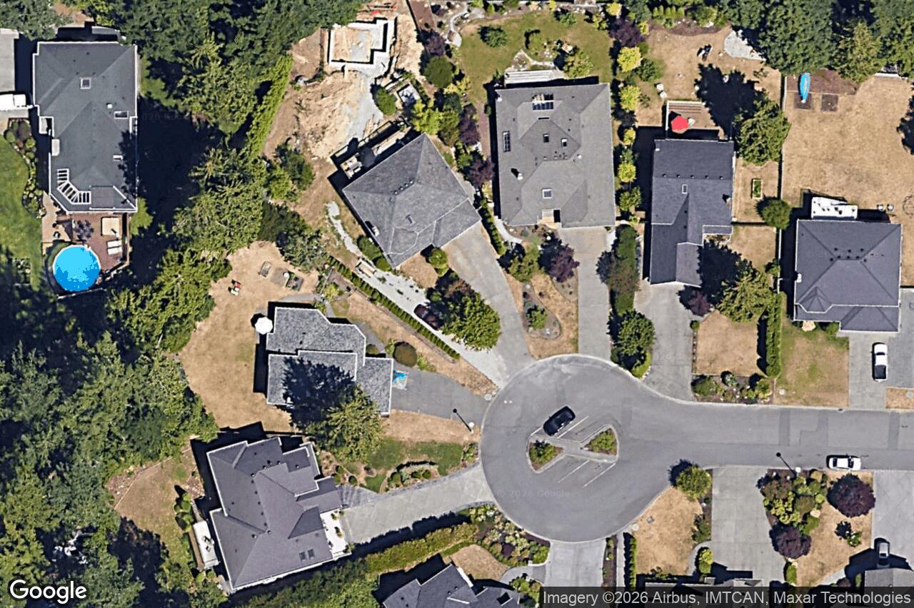 Aerial view of 774 Destrube Pl, Saanich