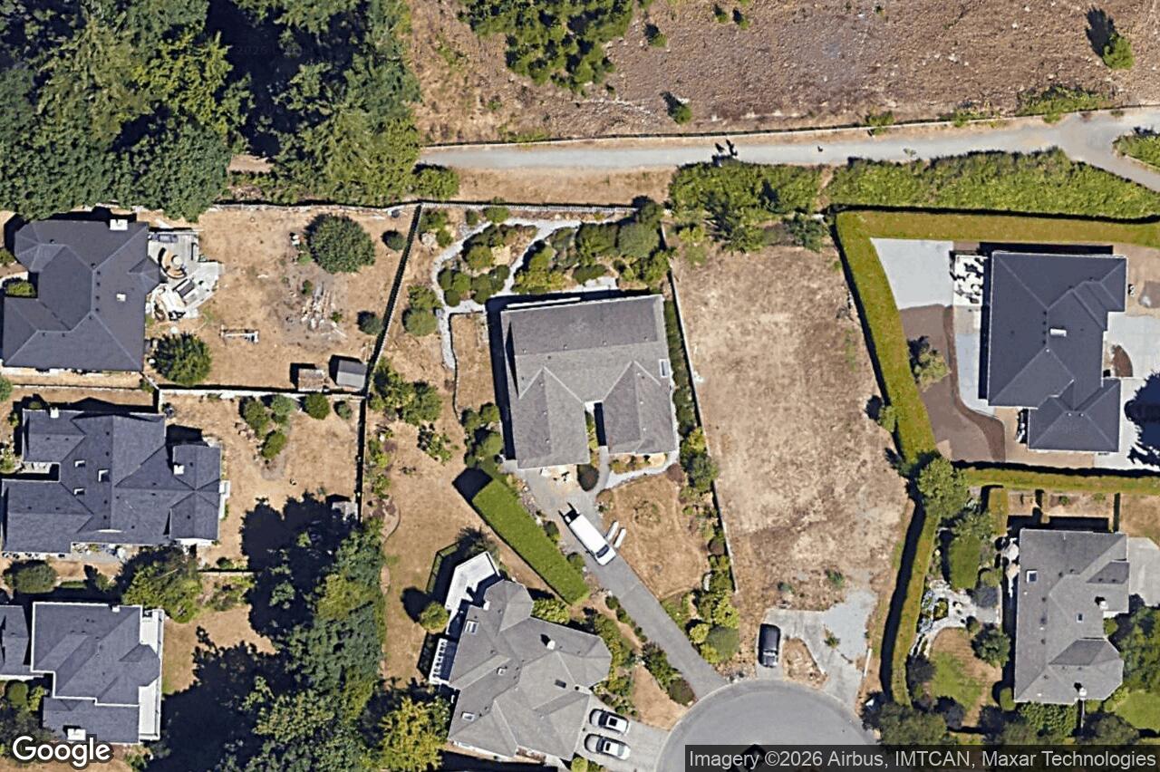Aerial view of 790 Del Monte Pl, Saanich