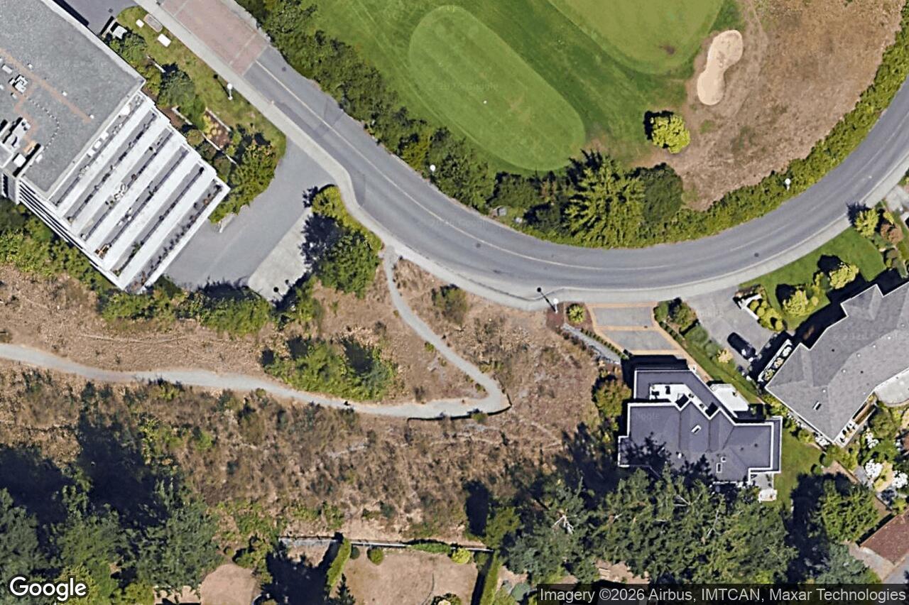 Aerial view of 401 – 5332 Sayward Hill Cres, Saanich