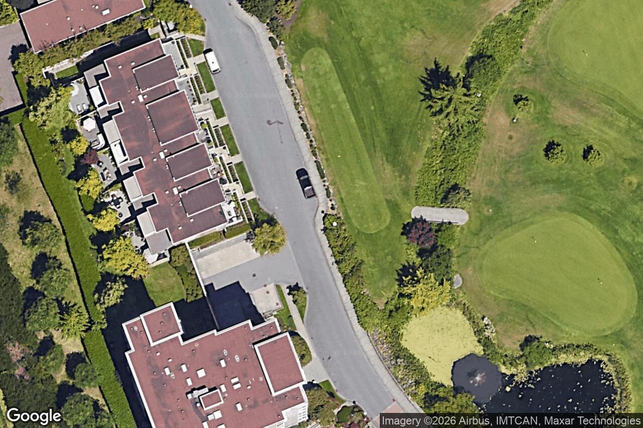 Aerial view of 603 – 5332 Sayward Hill Cres, Saanich
