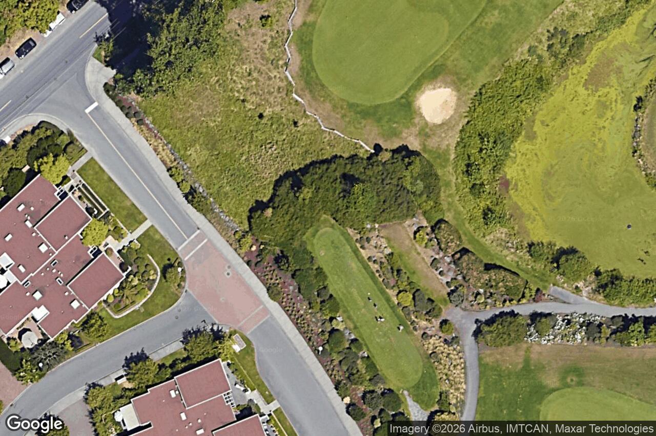 Aerial view of 5384 Sayward Hill Cres, Saanich