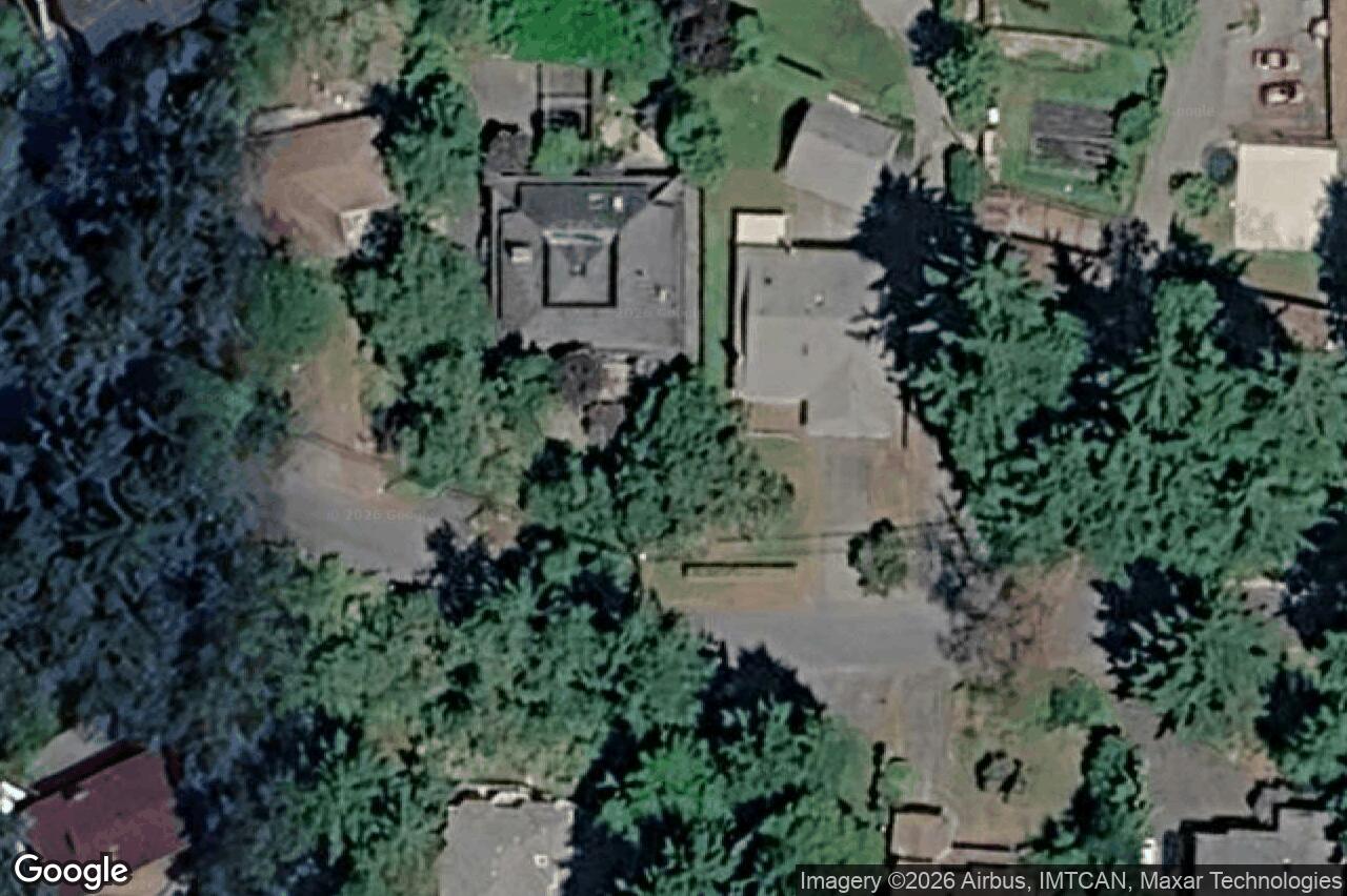 Aerial view of 968 Greig Ave, Central Saanich