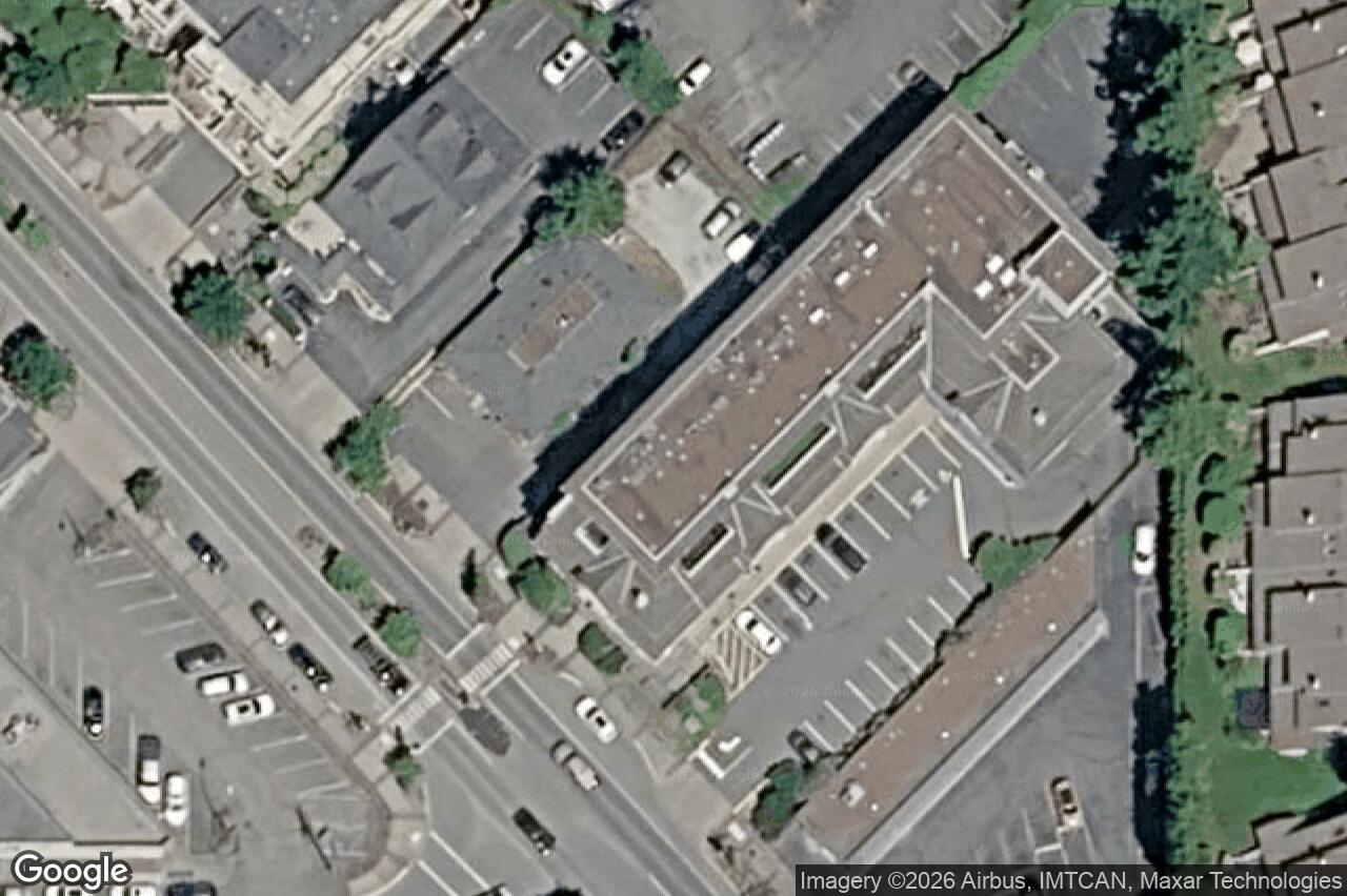 Aerial view of 302 – 7143 West Saanich Rd, Central Saanich