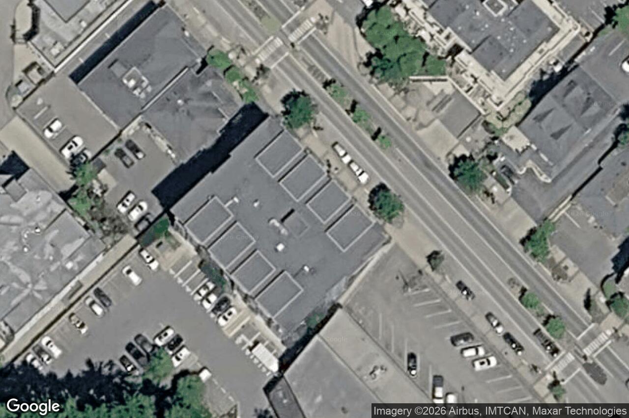 Aerial view of 508 – 7162 West Saanich Rd, Central Saanich