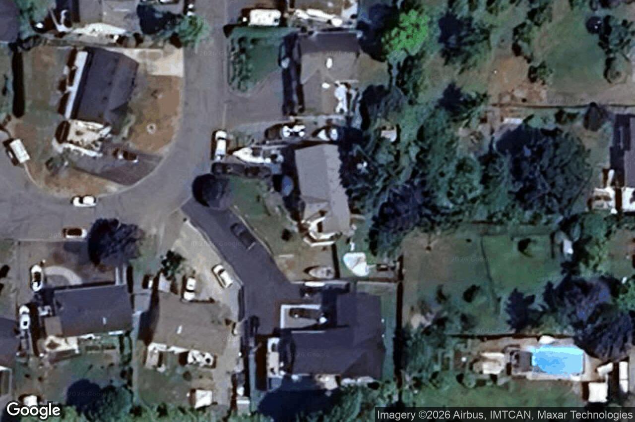 Aerial view of 7257 Kristin Pl, Central Saanich