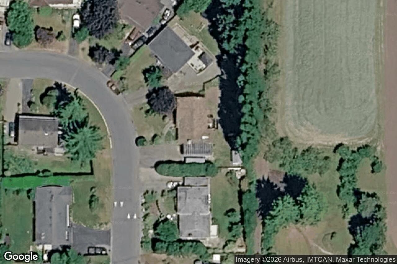 Aerial view of 7225 Early Pl, Central Saanich